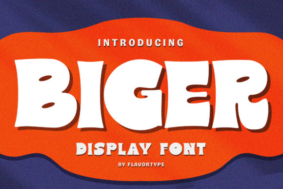 Biger: A Bold Display Font for Modern Branding