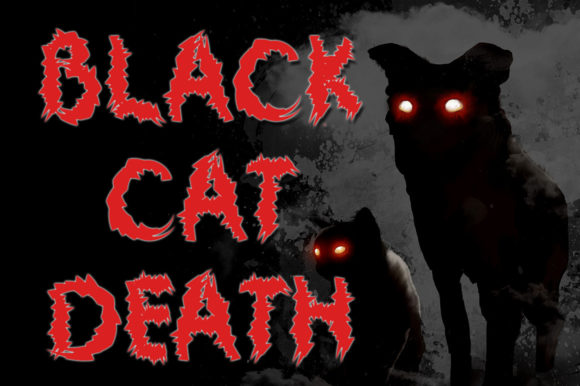 Black Cat Death: A Bold Display Font for Web Design