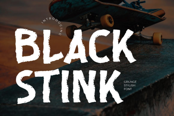 Black Stink: A Bold Display Font for Web Design