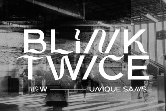 Blink Twice: A Bold Display Font for Modern Campaigns