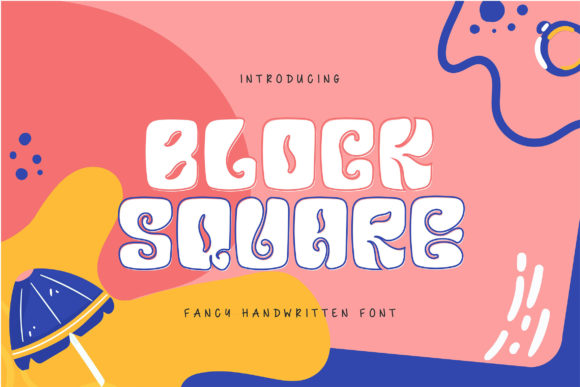 Block Square: A Bold Display Font for Editorial Design