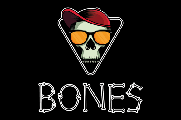Bones: A Spooky Display Font for Brand Identity