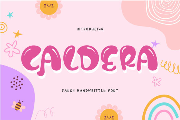 Caldera: A Bubbly Display Font for Crafters