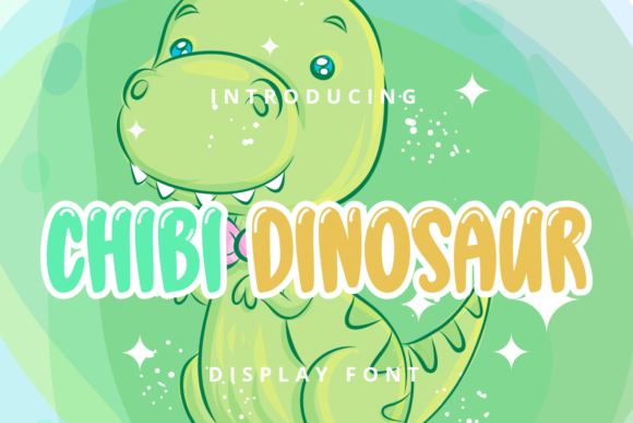 Chibi Dinosaur: A Playful Display Font for Small Business