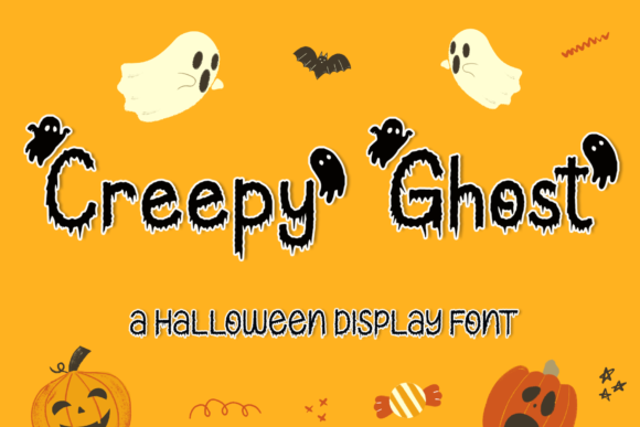 Creepy Ghost: A Spooky Display Font for Campaigns