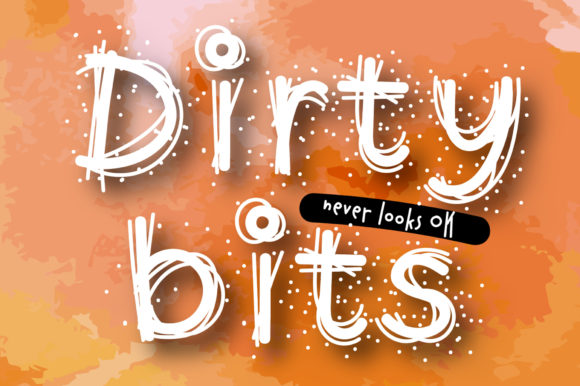 Dirty Bits: A Quirky Display Font for Makers
