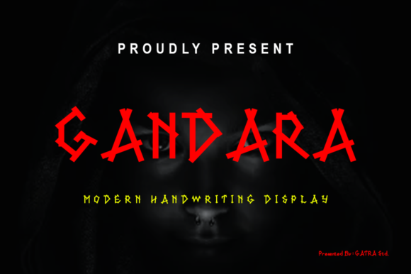 Gandara: A Spooky Display Font for Bold Branding