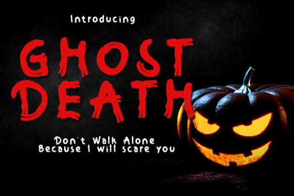Ghost Death: A Spooky Display Font Review