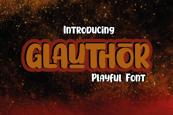 Glauthor: A Playful Display Font for Modern Web Design