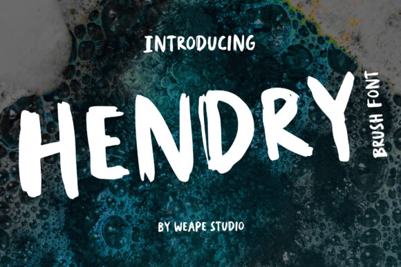 Hendry: A Modern Display Font for Editorial Design