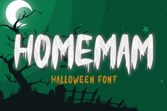 Homemam: A Spooky Display Font for Makers