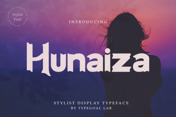 Hunaiza: A Premium Display Font for Campaigns