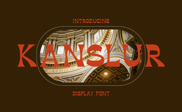 Kanslur: A Whimsical Display Font for Modern Branding