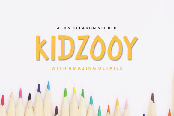 Kidzooy: A Playful Display Font for Small Business Branding