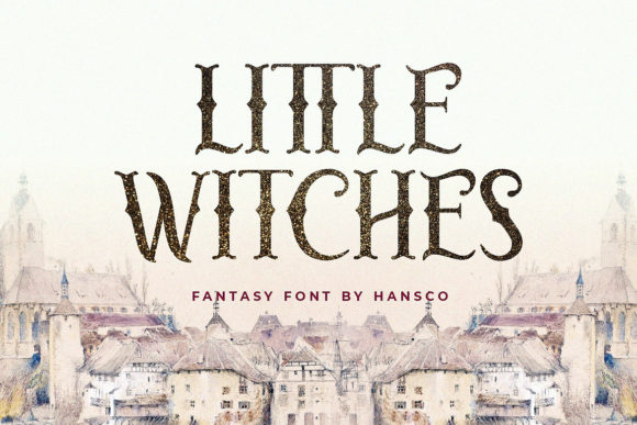 Little Witches: A Bold Display Font for Branding
