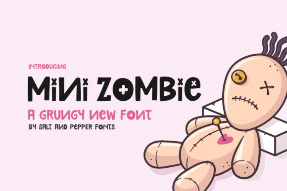 Mini Zombie: A Unique Display Font for Bold Branding