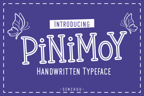 Pinimoy: A Bold Display Font for Editorial Design