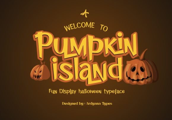 Pumpkin Island: A Spooky Display Font for Campaigns
