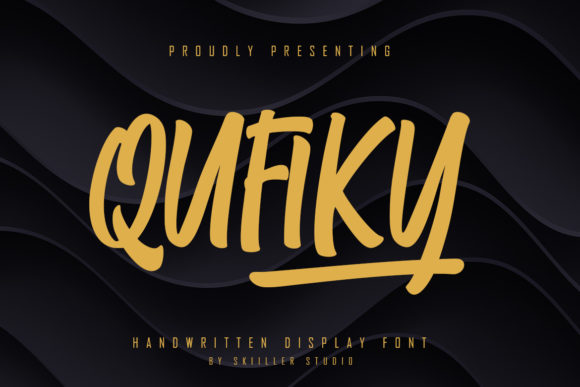 Qufiky: A Bold Display Font for Modern Editorial Design