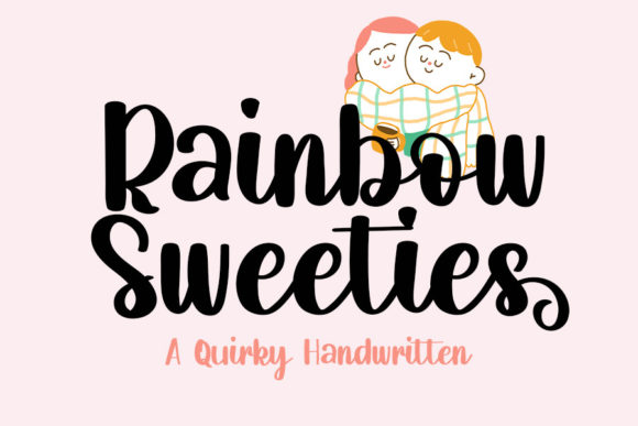 Rainbow Sweeties: A Vibrant Display Font for Brands