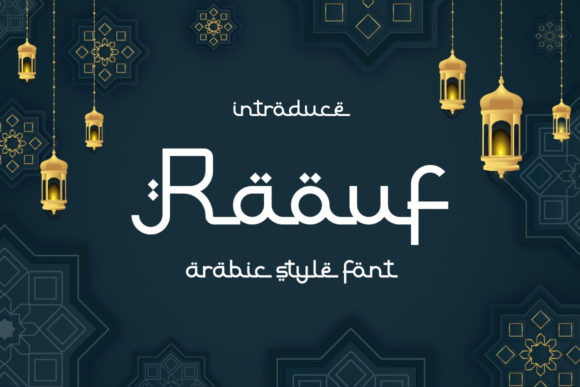 Raouf: A Whimsical Display Font for Web Design