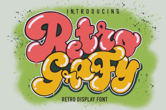 Retro Grafy: A Playful Display Font for Campaigns