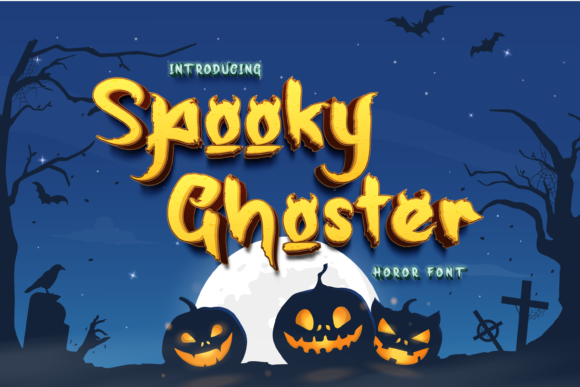Spooky Ghoster: A Spooky Display Font for Your Brand