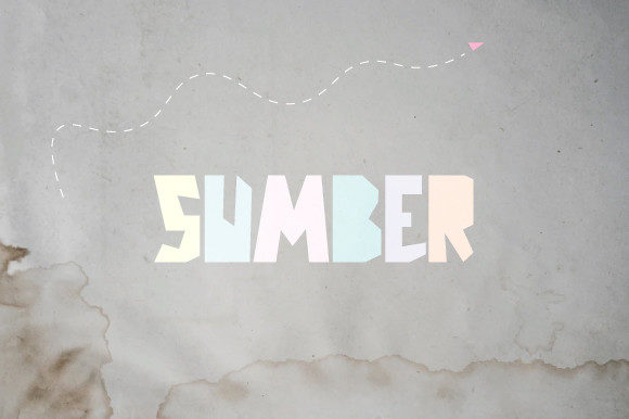 Sumber: A Bold Display Font for Crafters