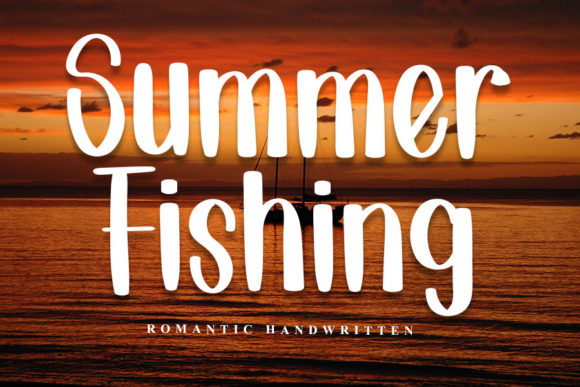 Summer Fishing: A Modern Display Font for Marketers