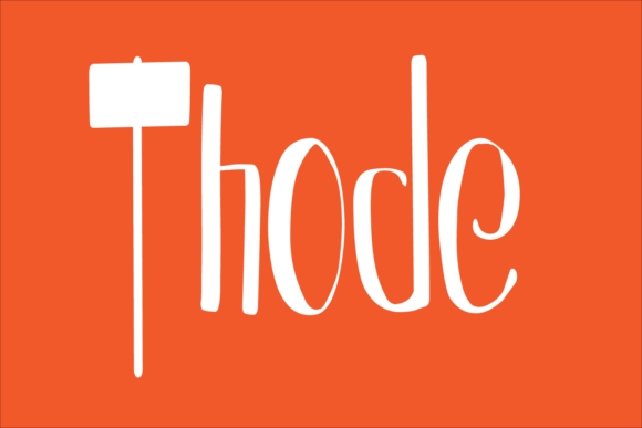 Thode: A Modern Display Font for Bold Marketing