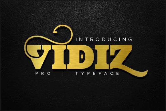 Vidiz Pro: A Bold Display Font for Marketers